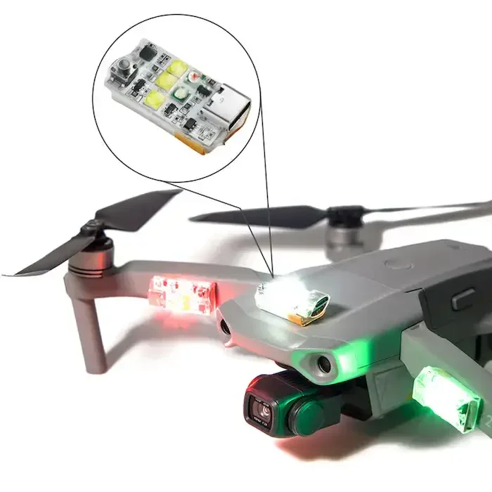 VIFLY Strobe Drone LED Light, Compact Design, for FPV & Consumer Drones thumbnail 6