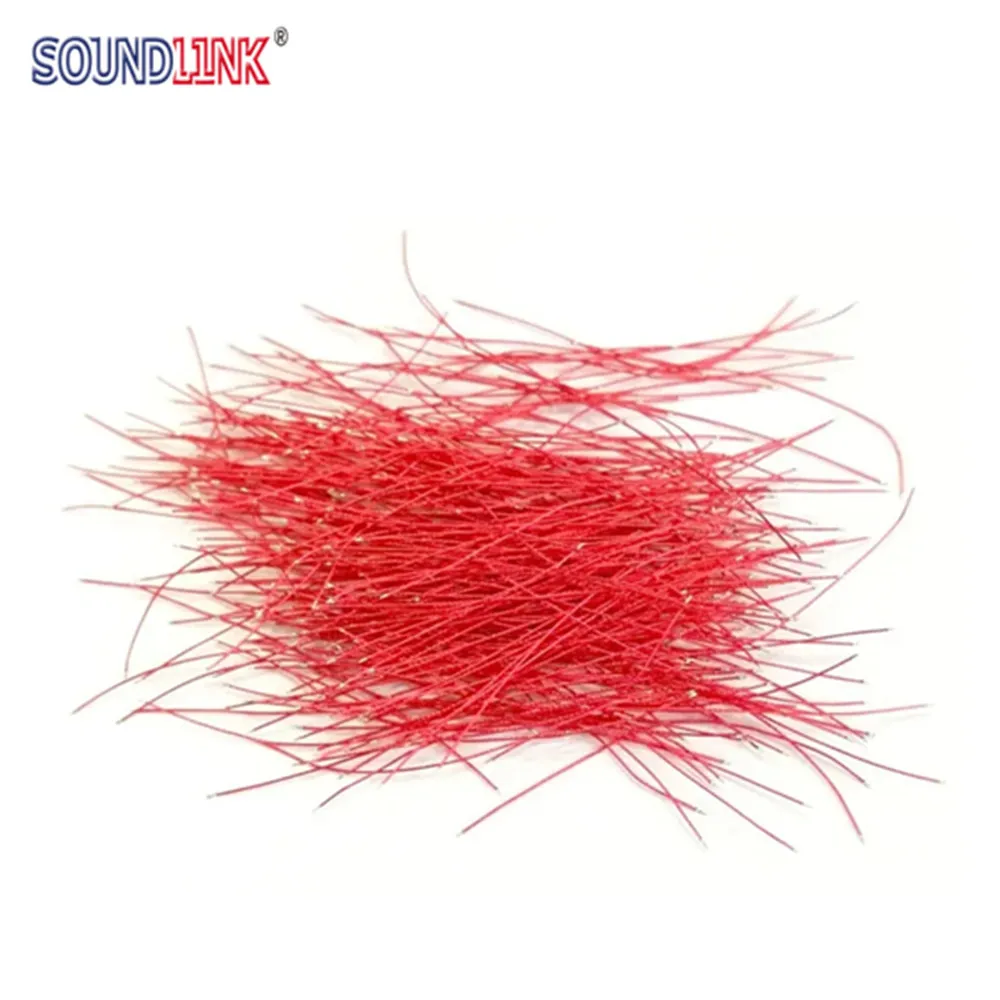 Pre-tinned Silver Plated Copper Litz Wire Standard 1.25" (32mm) length IEM Driver Soldering Wire 10PCS soldering wire