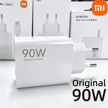 Caricabatterie Originale XIAOMI 90W Hypercharge USB Type-C per Xiaomi 17 Ultra, 17t, 15t Pro, 14, Poco F7 Pro, X7, M8, Redmi Pad 8, 7
