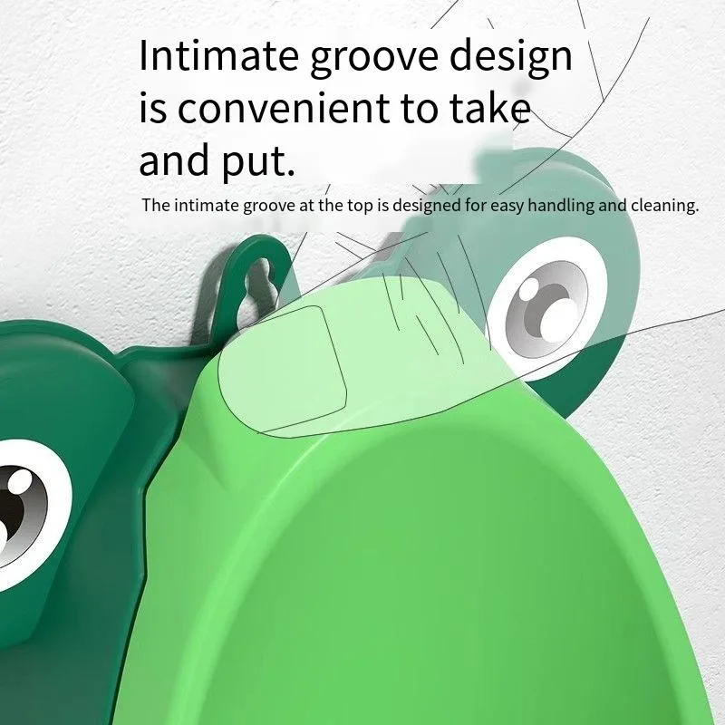 Baby Urinals Boy Urinal Boy Wall-hanging Frog Cartoon Child Urinals Pot Standing Urinal Basin Travel Potties Toilet Training portable urinal,child toilet