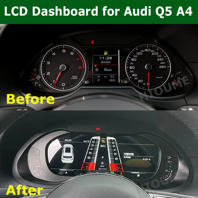 ForAudiQ5Q5LA4A4L20102018CarLCDDashboardDigitalClusterVirtualCockpitInstrument.png