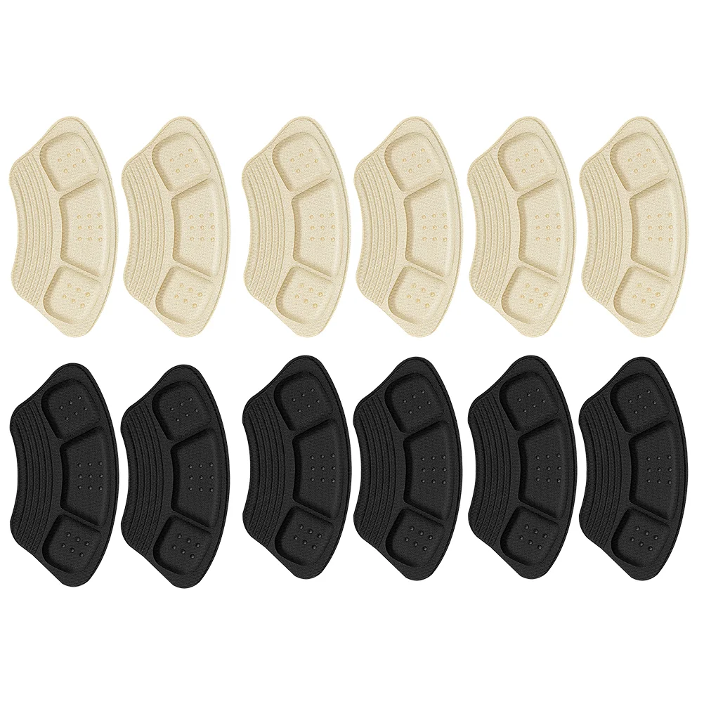 

6 Pairs Half Size Pad Women's Shoe Pads Wear-resistant Heel Liners Foot Supplies