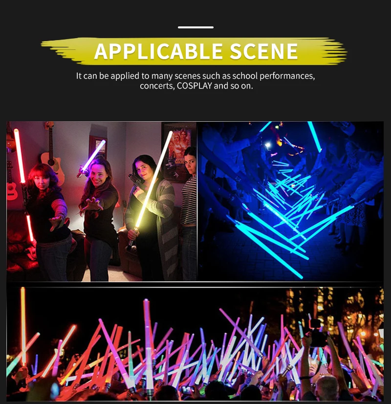 Lightsaber RGB Laser Sword Toys - Party1