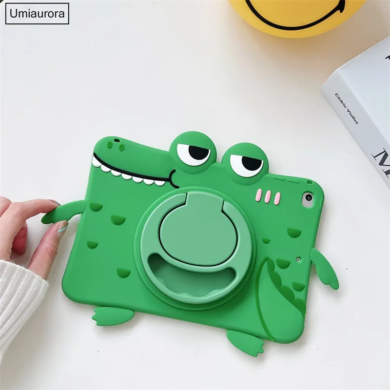Kids Case for iPad 2 3 4 Soft Silicon Child Lovely Stand Tablet Cover for Ipad 6th 9.7 inch Mini 5 4 3 2 Air 7th Gen 10.2