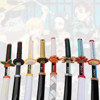 1:1 Demon Slayer Katana Sword  Zenitsu Kamado Tanjiro Cosplay Weapon Props Decoration kimetsu no yaiba Catana Anime sword 2