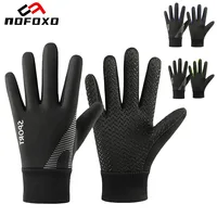 NOFOXO Winter Kids Warm Gloves Water-resistant Sports Gloves Thick Plush Lining Cold Weather Childrens Cycling Gloves Boys Girls 1