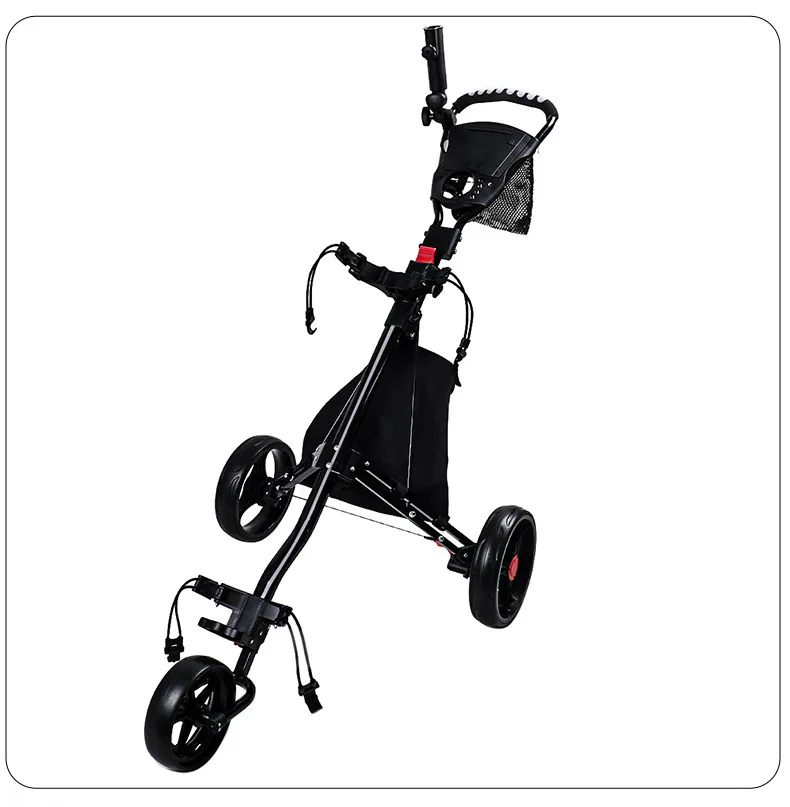 Electric Push Golf Trolley Golf Buggy Cart With Lithium Battery Lead Acid Battery 12V