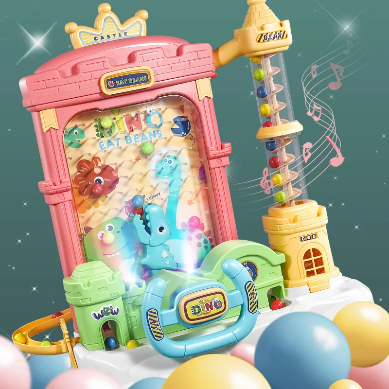 Electric Ball Catching Machine Educational Castle Desktop Gaming Machine Toy Parent-child Interaction Funny Toys Gifts 2