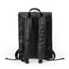 Pu Leather Men Backpack Large Capacity School Bags For Teenagers Travel Laptop Rucksack Student Weaving Shoulder Bagpack JYC187 5