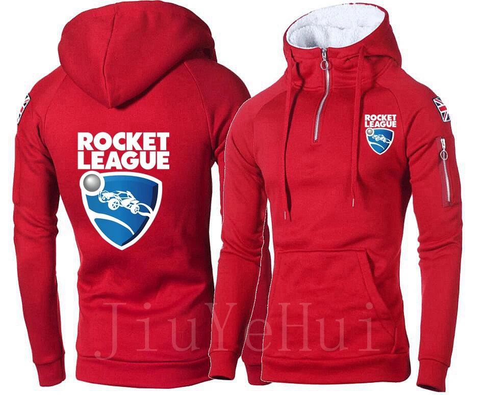 Game Zipper Hooded Sweatshirt Rocket League Organic Women Hooded Hoodies Sweatshirts Male Streetswear Coat Jackets