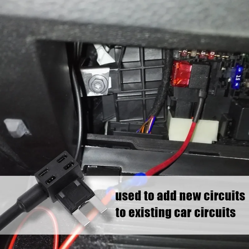 1/10/20pcs Car Fuse Box Electrical Appliances Mini Small Medium Car Fuse Blades Holder Auto Circuit Extender Power Adapter fuse holder car fuses kit fuse box holder fuse box