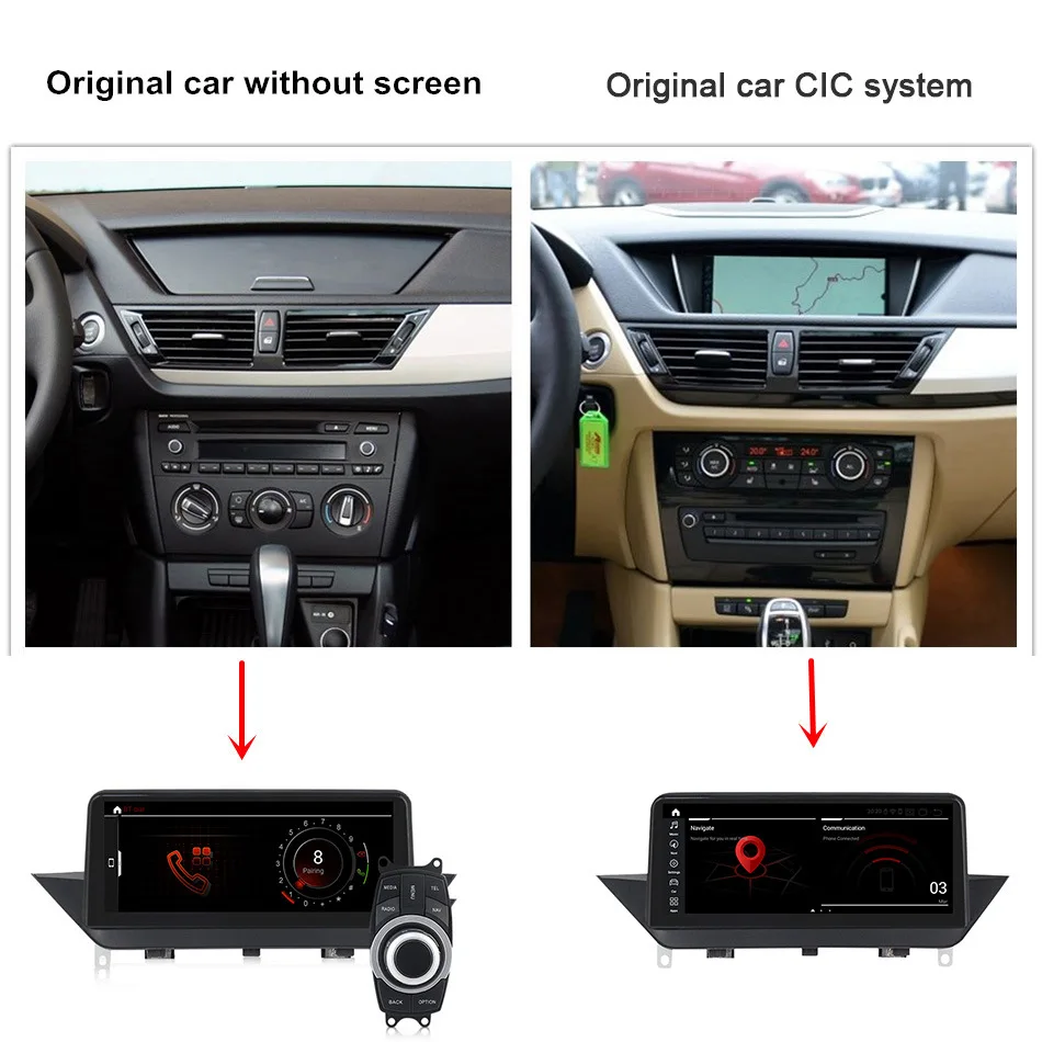 10.25/12.3inch Android 13 8+128G Car DVD Player For BMW X1 E84 2009-2015 Stereo