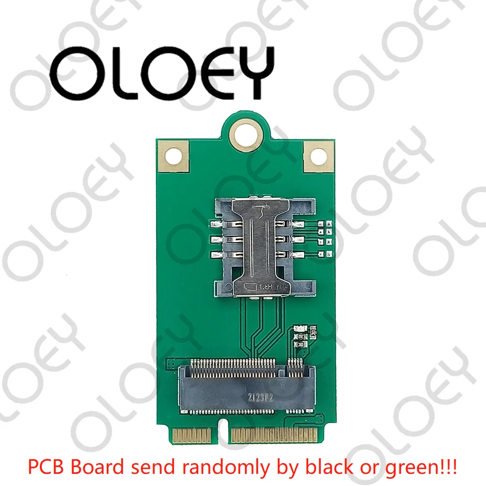 M.2 To Mini PCIE Adapter Develpment Board 5*3cm/6*3cm for 3G 4G 5G SIM8200EA SIM8202G-M2 FM150-AE NGFF ModuleRM500Q-GL EM12-G |