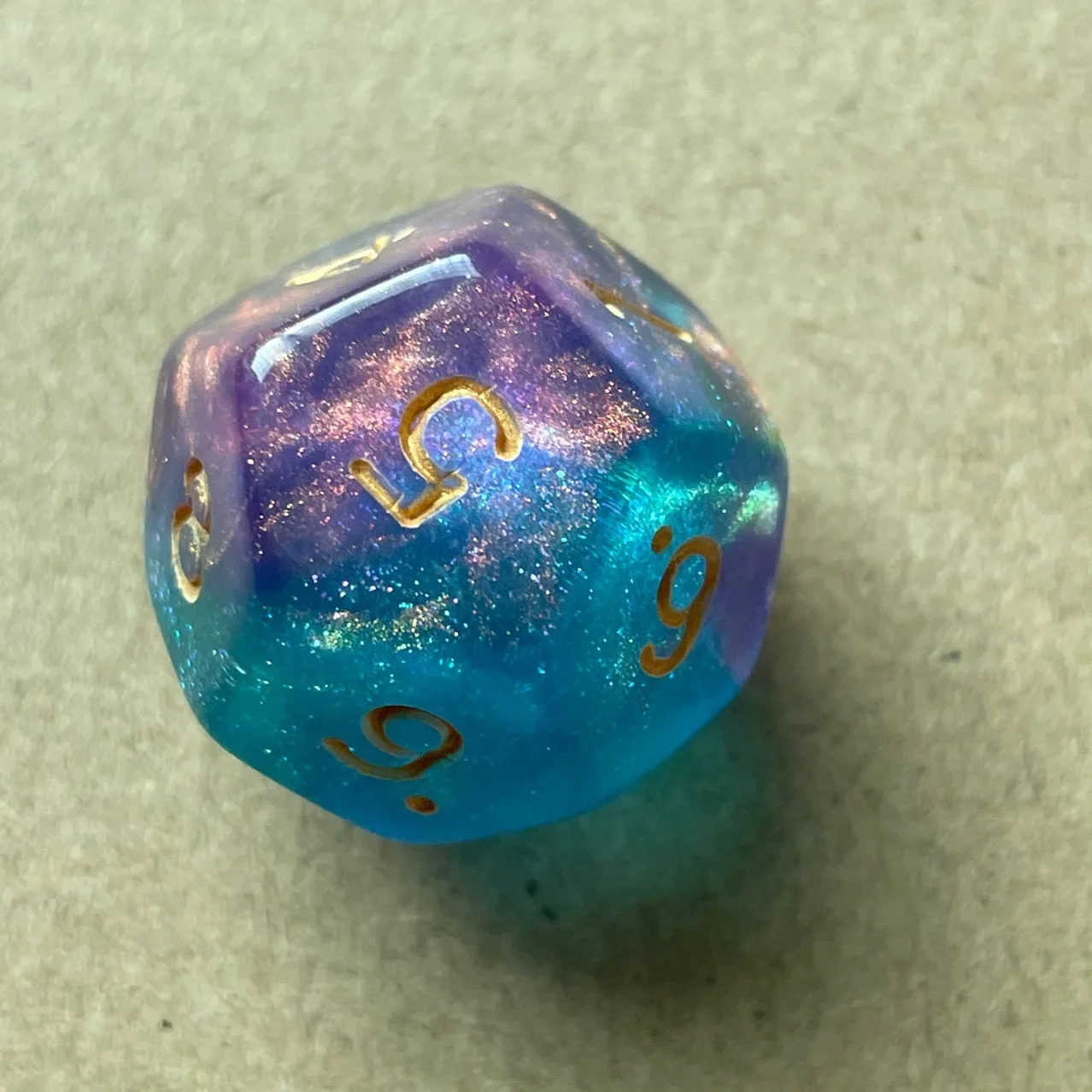 Astrological Dice 12 Sided Multicolor Constellation Dice for Party Game Astrology Tarot Constellation Divination 3pcs/lot