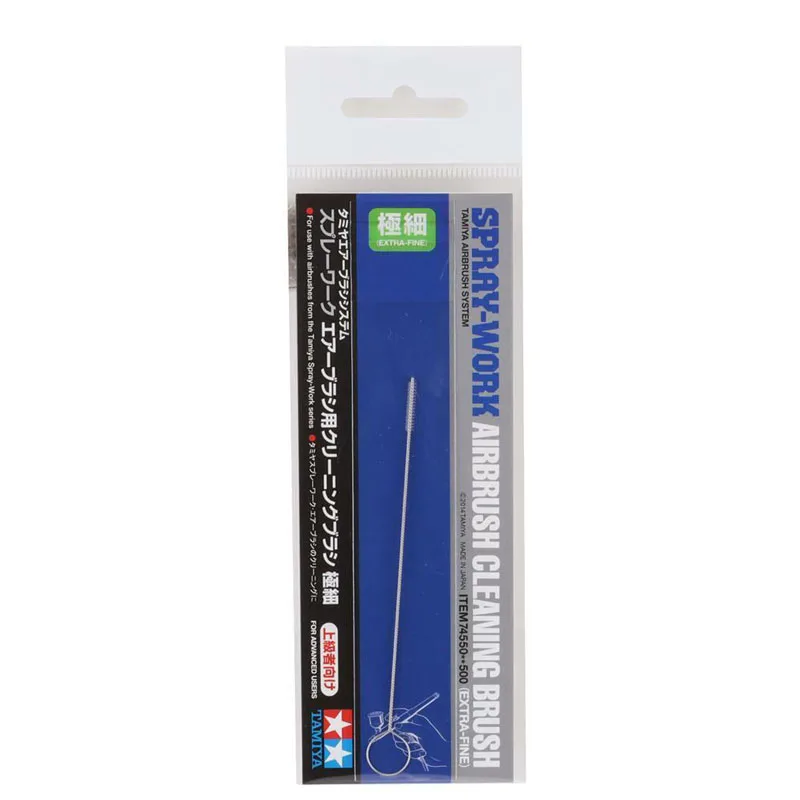 TAMIYA 74550/74551 Airbrush Cleaning Brush Extra Fine/Standard Precision Mini Brush for Model Spray-Work Airbrush System Tools