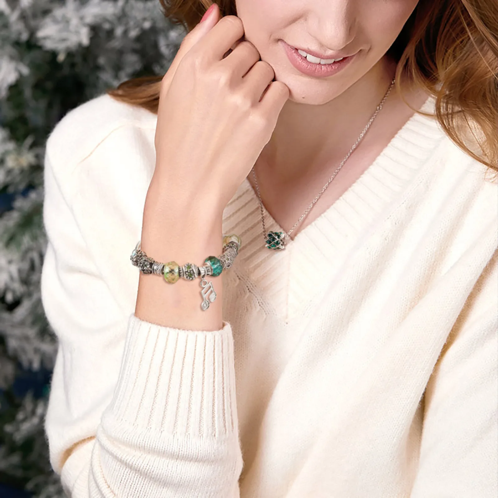 62Pcs Antique Silver Color Rondelle Cross Barrel Shape Alloy Rhinestone European Beads Large Hole Spacer Beads for Bracelet DIY