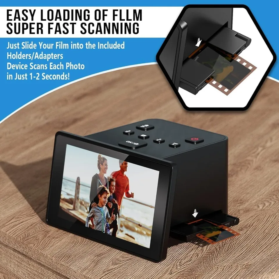 5 Inch Digital Film Scanner for Negatives and Slides