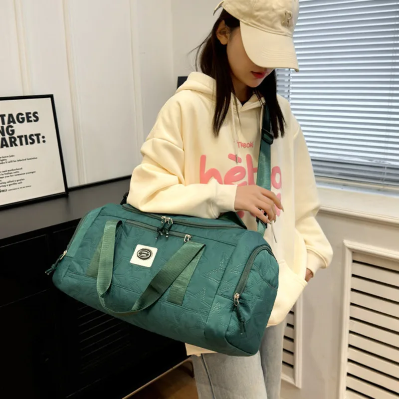 Travel Bag Large Capacity Accommodation Storage Bag Fitness Yoga Portable Business Travel Luggage Bag Dry and Wet Separation