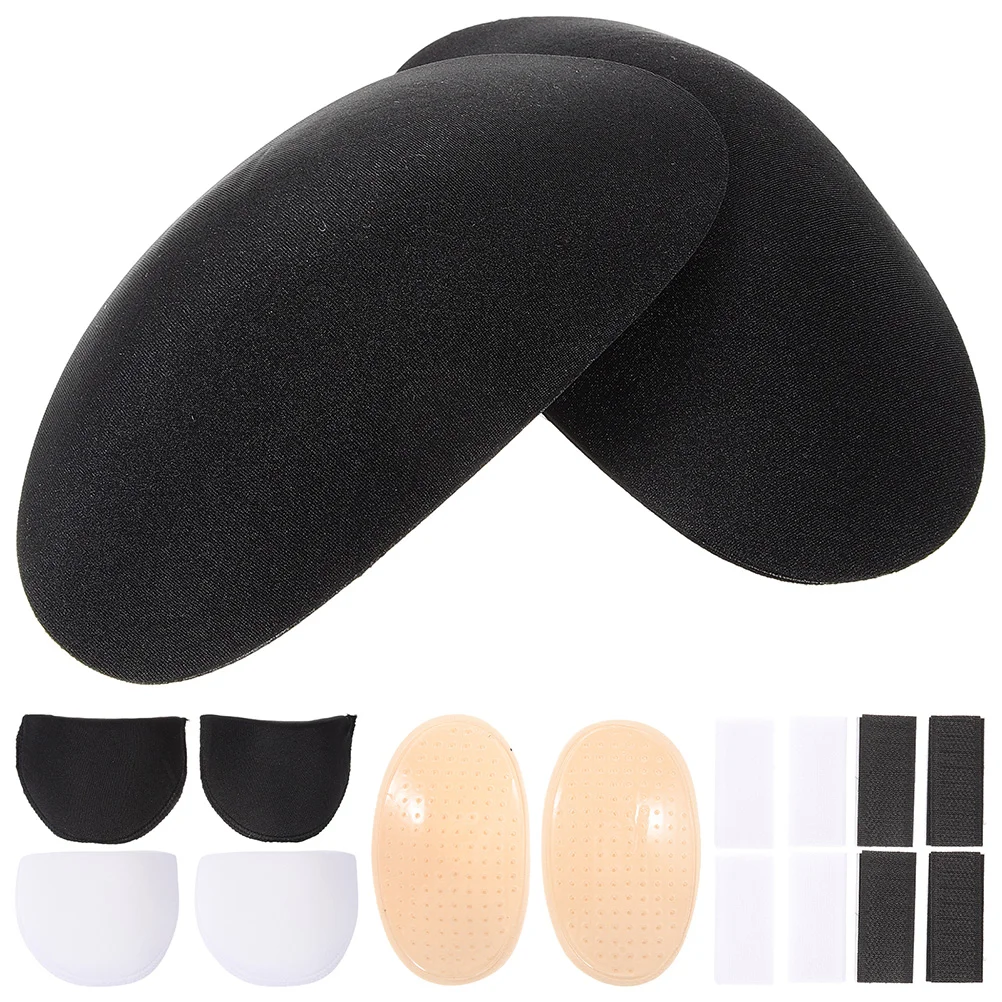 

4 Pairs of Shoulder Pads Women Suits Shoulder Enhancer Adhesive Push Up Shoulder Pads