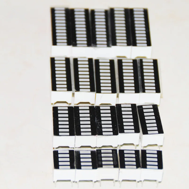 led digital tube display LED Display Bargraph Red LED Sign Bar-graph Segment Bar Graph Module Display Array 5 / 8 / 10 12 Segment 5pcs Each Board 20pcs