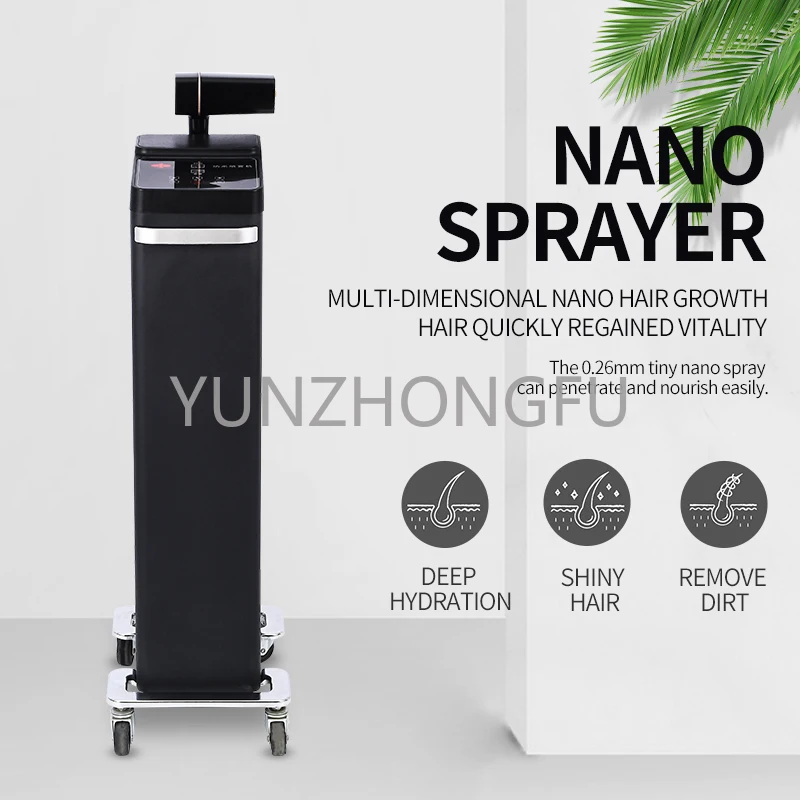 

Portable High Pressure Sprayer Gun Blue Light Nano Atomizer Hair Care Machine