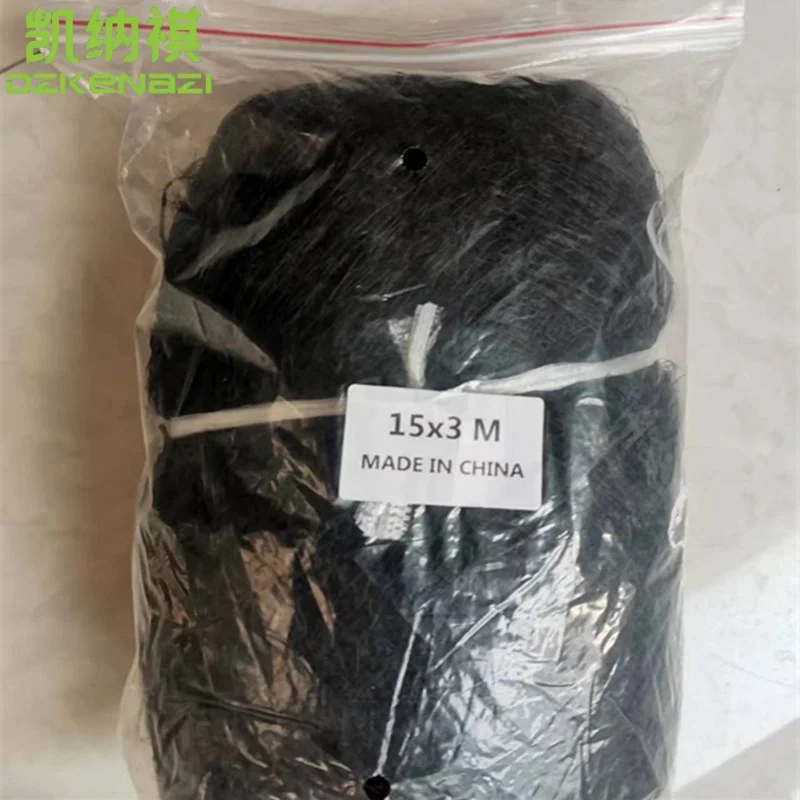 3x12M 3x15M 방풍 조류 미스트 네트 15x15mm 구멍 폴리에스터 110D/2 과수원 정원 네트 (참새 조류 방제용)