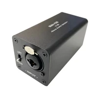 Audio Isolator Noise Reduction,Eliminates Current Noise,DI Grounding Box,6.5 XLR Mixer Audio Isolator, MAI-130 Mono Easy To Use 1