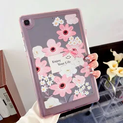 Sleek & Durable Acrylic TPU Tablet Case - Multiple Sizes Available for Tab A7 Lite 8.7 (Flower bouquet card)