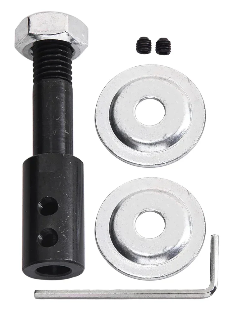 Spindle Adapter Polishing Adapter 1 Set 5-16mm Shaft Motor Black For Grinding Polishing Smooth Surfaces