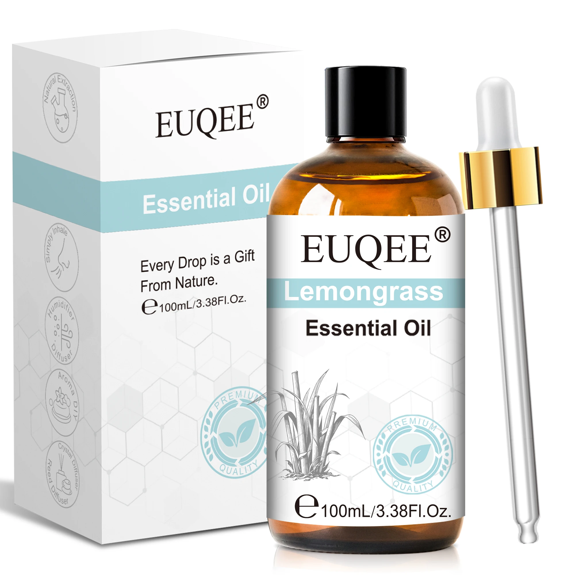 Lavender Vanilla Essence Oil - Premium 100ml Fragrance Blend with Dropper