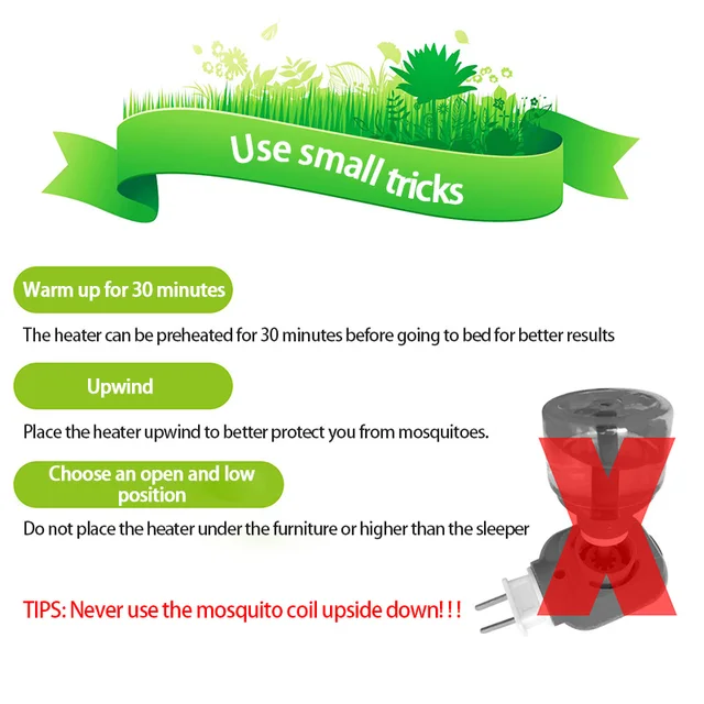 1Db Háztartási Hiba Folyadék Cserélhető Szúnyogriasztó Kényelmes Szúnyog Folyékony Háztartás Szagtalan - Image 4