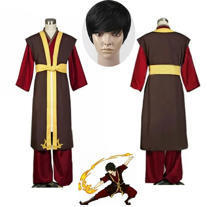 

Avatar The Last Airbender Prince Zuko men Cosplay Costume Anime Uniform Halloween Women Cosplay Costumes