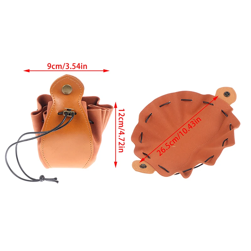 

1PC Leather Dice Bag Tray Cute Drawstring Pouch for Role playing RPG Gift Coin Purse Storage Bag Storage Accessories