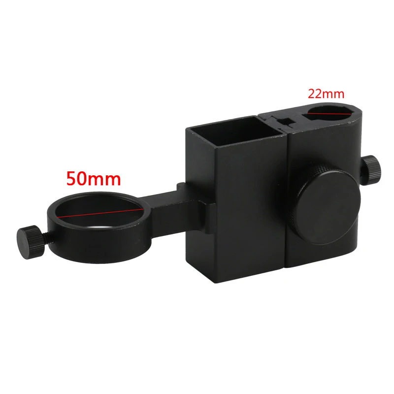 Microscope Arm Stand Video Microscope Stand Aluminum Alloy Adjustable Focusing Bracket Holder Table Stand 42mm 50mm For Digital HDMI USB Video Microscope Camera