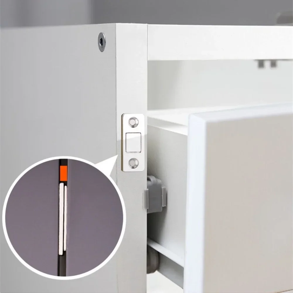 Door Closer 10pcs Magnetic Door Closers Kitchen Wardrobe Cabinet Super Strong Magnet Magnetic Concealed Hidden Closer Door Catch Latch door closer