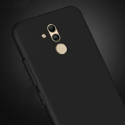 Original Soft Silicone Slim Matte TPU Phone Case Cover - Mate 20 lite (Black)