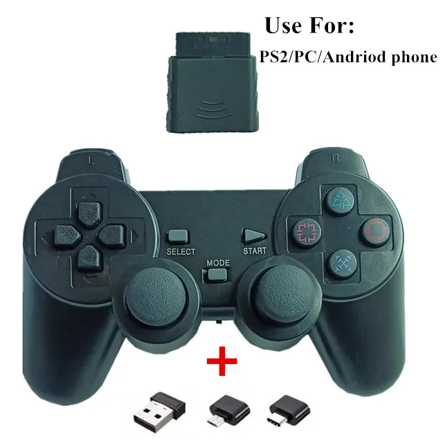 2.4G wireless Controller For PS2 Gamepad For PS2 Wireless Joystick For PS2 PC Andriod phone  game controller 