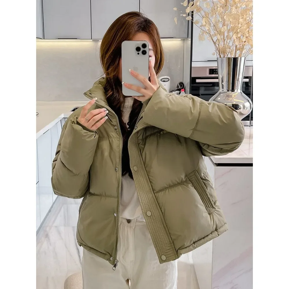 

Winter New Fashion Korean Cotton Coat Loose and Thickened Cotton Coat Versatile Cotton Coat Coat