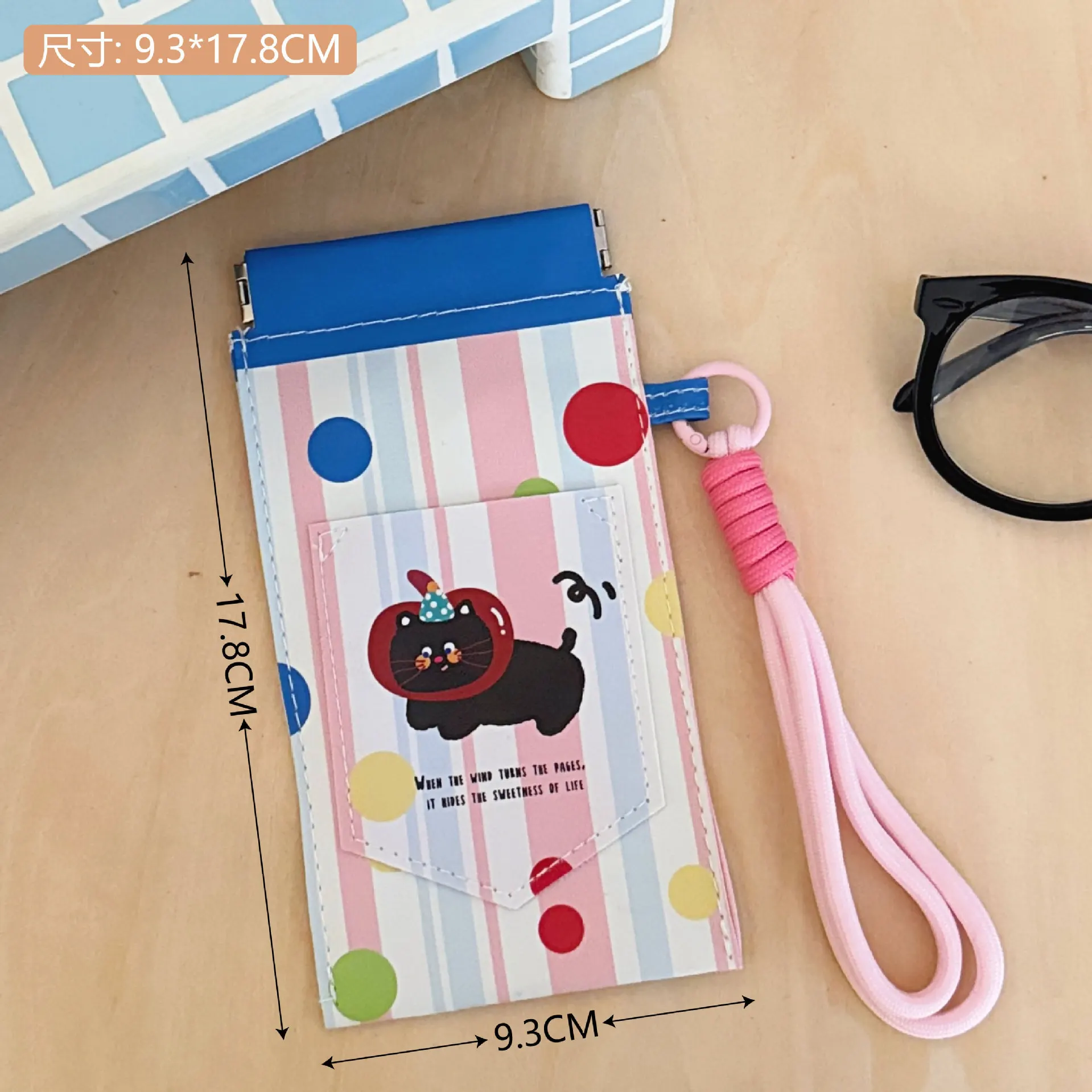 תיק מסמכי נסיעות נרתיק אחסון נייד לנסיעות עסקים ארגונית תעודת זהות לדרכון ארנק מטבעות קומפקטי רב תכליתי