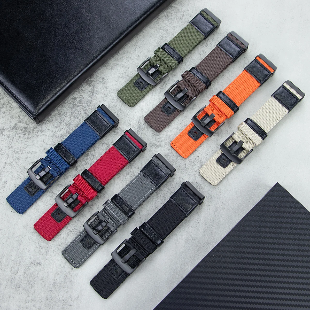 Nylon Sports Watch Band Replacement for Fitbit Versa and Sense Series