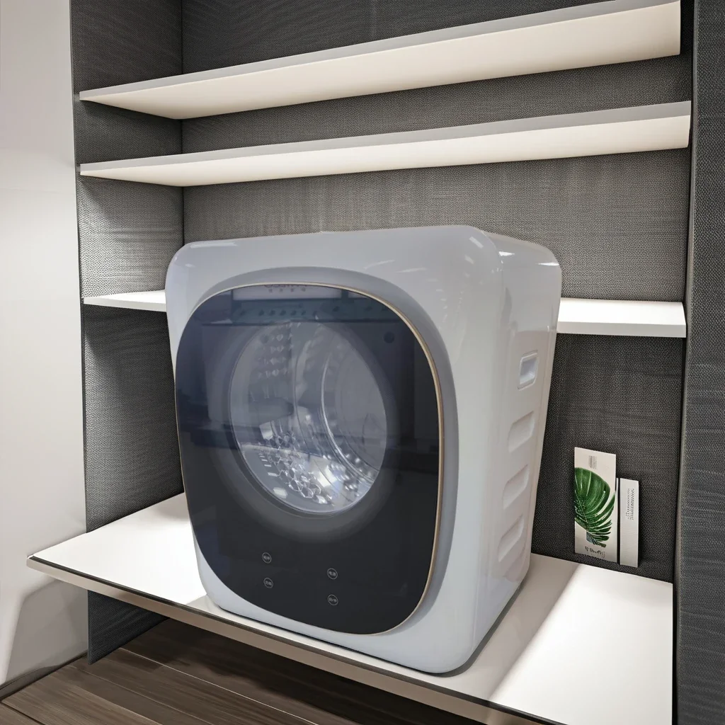 Home Compact 7kg Electric Clothes Dryer MachineSteel Anti-Stainless Automatic with Power
