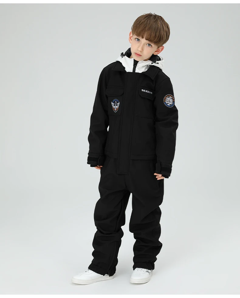 children's one piece snowsuit