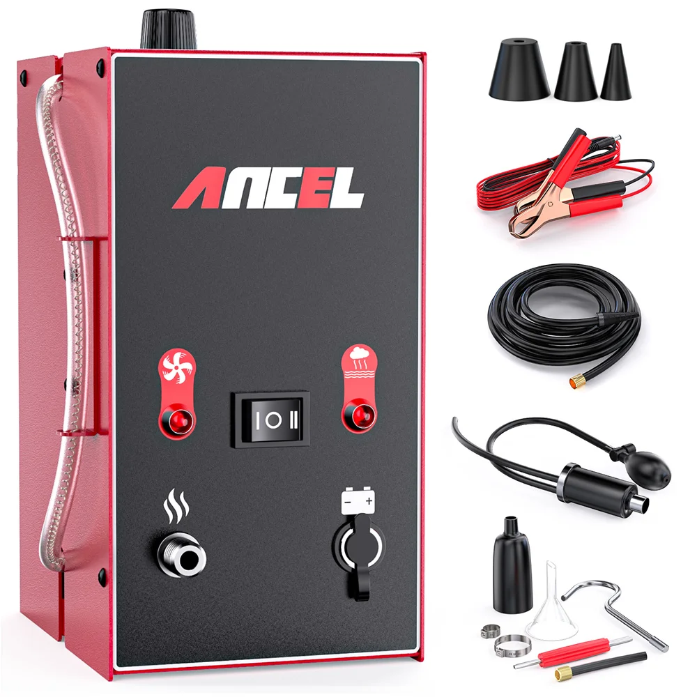 Ancel S160 Automotive Smoke Machine Pompa Ad Aria Incorporata Evap Vacuum Diagnostic Tester Rilevatore Di Perdite Per Test Di Perdite Di Tubi