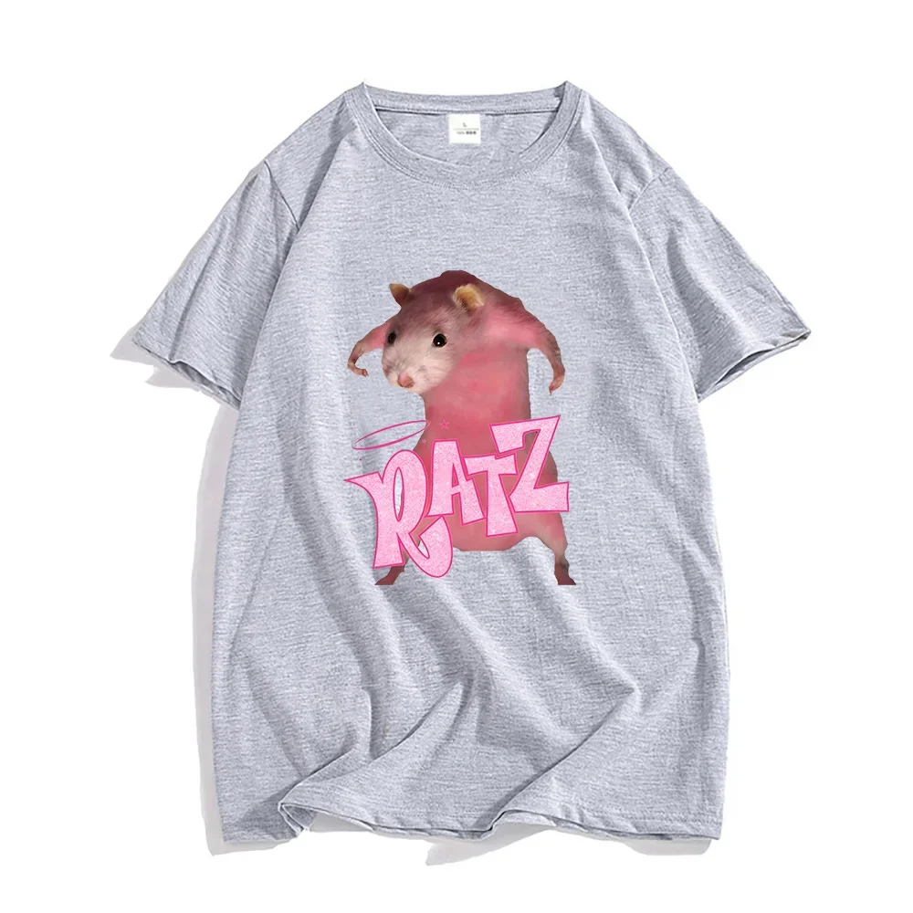 Ratz Mouse Cartoon Printed Women's T-shirt Casual Short Sleeve T-shirt Casual Kawaii Summer O-neck Tshirt Cute Male Soft Shirts 5