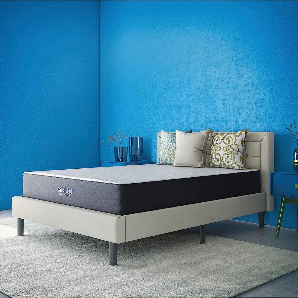 

Queen Mattress,Cool Gel Ventilated Memory Foam 10-Inch Mattress,CertiPUR-US Certified,Bed-in-a-Box,Medium Firmness Mattress
