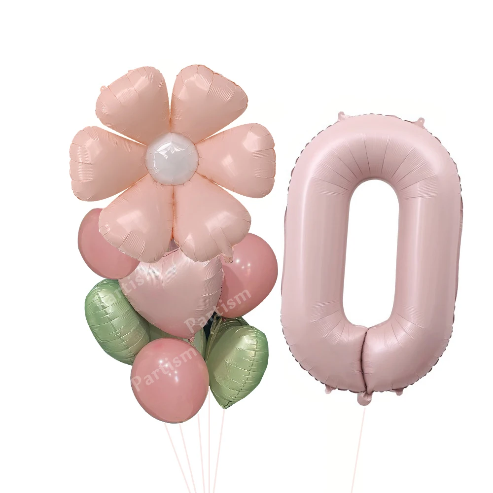 128 pezzi Ghirlanda di palloncini a forma di margherita e fiore Kit per feste alla moda