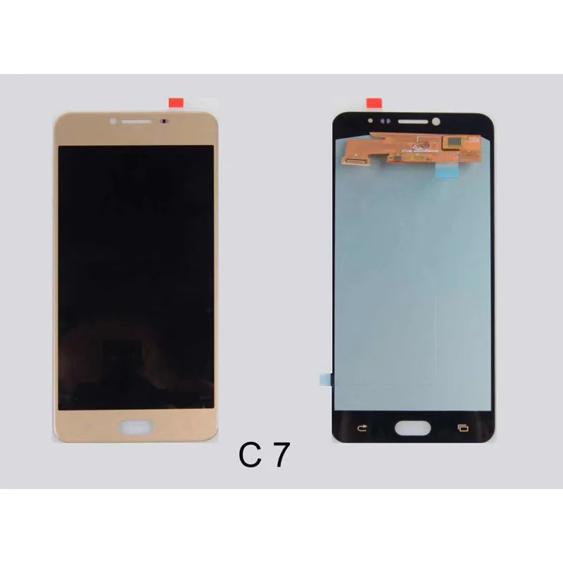 

100% Super Amoled для Samsung Galaxy C7 C700 C7000 ЖК-дисплей + сенсорный экран дигитайзер в сборе Бесплатная доставка