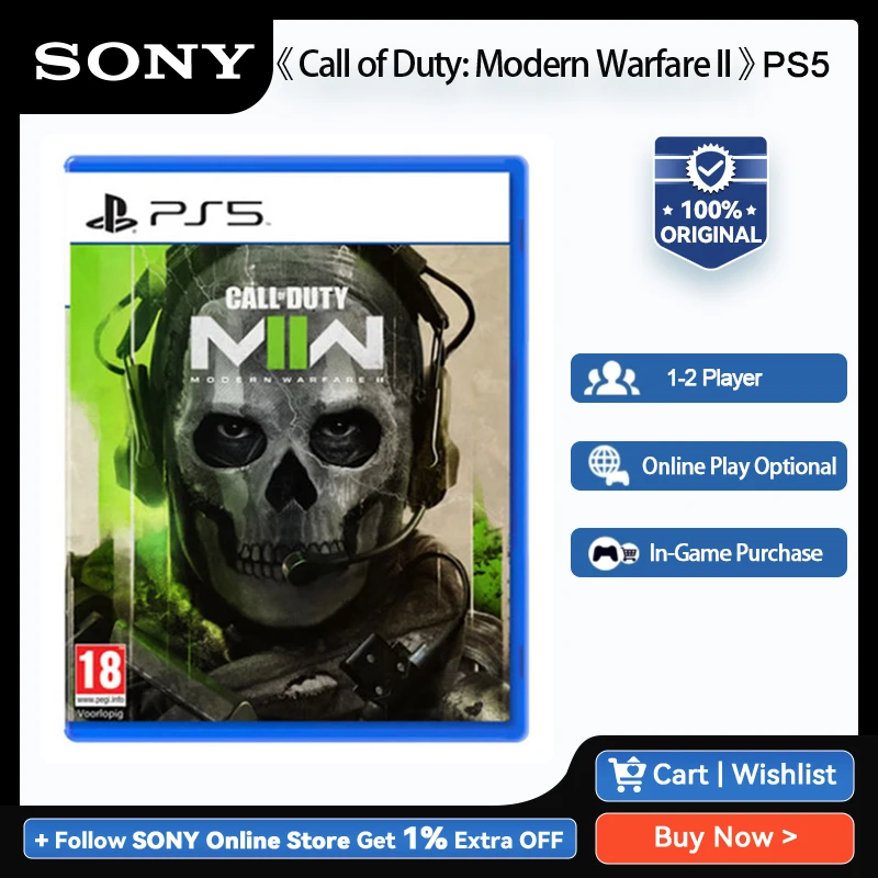 Discos de jogos Sony Playstation 5, Call of Duty, Modern Warfare 2, PS5,  ofertas de jogos para plataforma, PlayStation 5, PS 5 - AliExpress