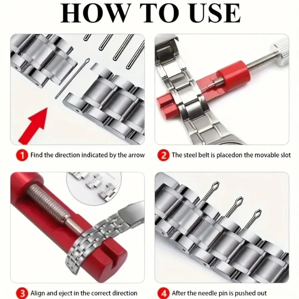 Premium Stainless Steel Watch Repair Tool – Durable, Professional-Grade & Adjustable Design