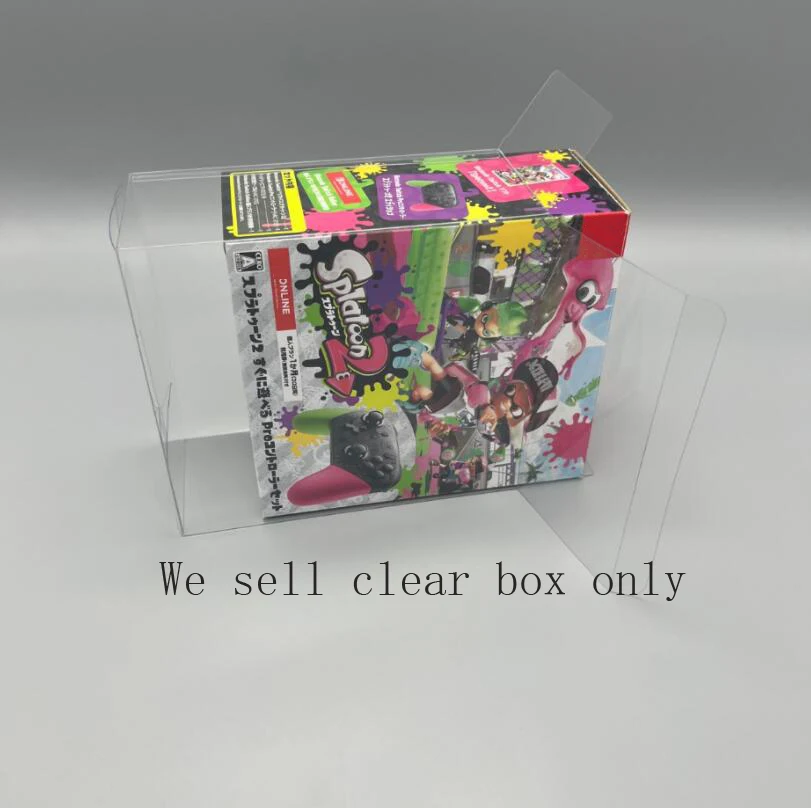 Per Edition Storage Box Collezione Trasparente Per Ns Plastic 2 Pet Splatoon Cover Switch Display